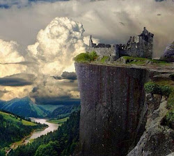 abandoned castle places norway photographs scotland ruins castles pretty most ruined scottish snow remains