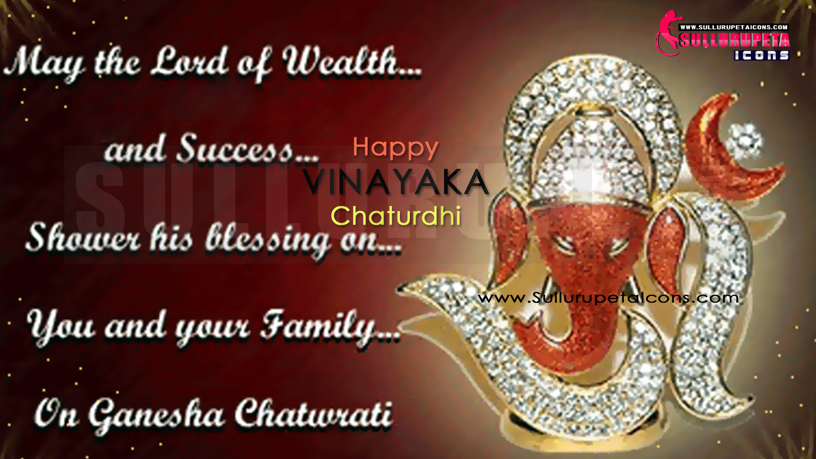 Happy Vinayaka Chavithi English greetings