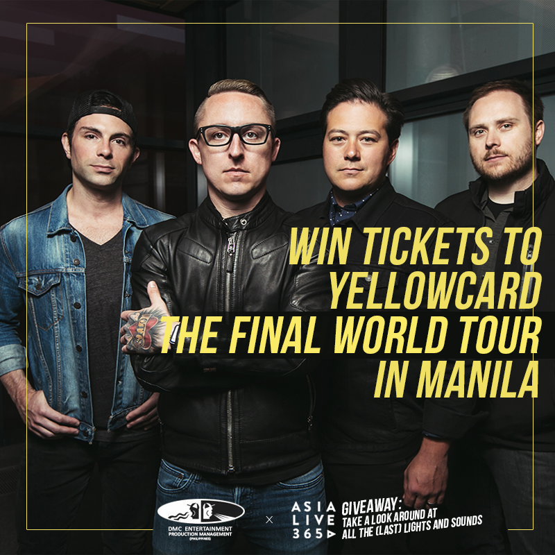 yellowcard tour poster