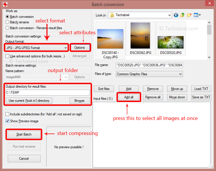 How to Compress Image(s) Using IrfanView?
