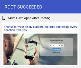 root succeeded