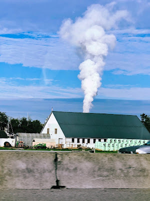 Looking west from Interstate 5 at Buse Timber just north of Everett,Washington.