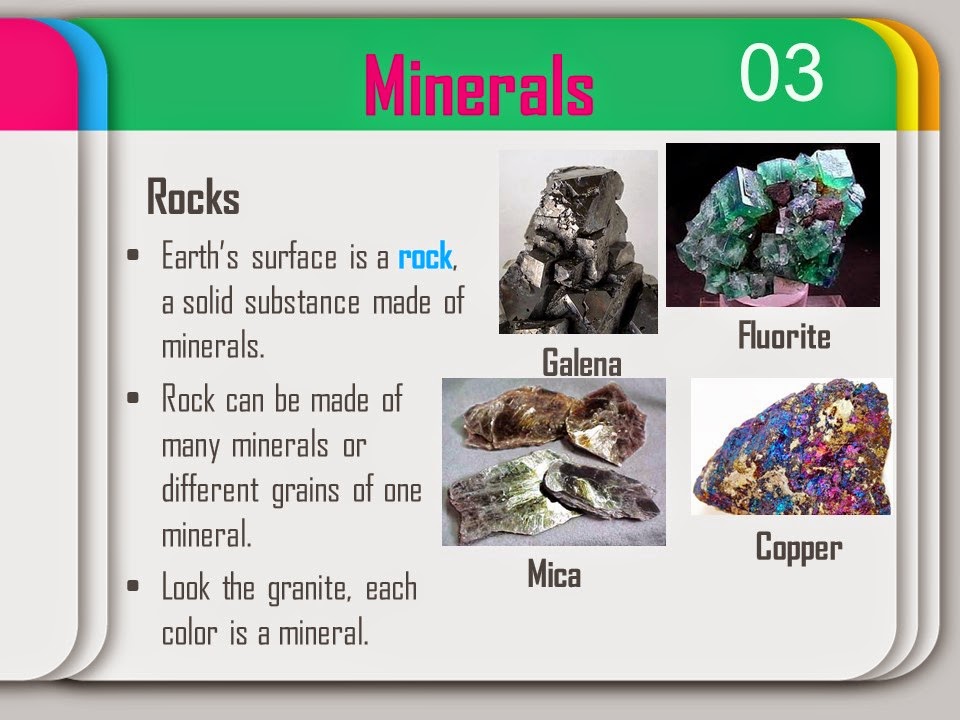 Ciencias 4to grado Lesson 1 How are minerals classified?/ Lesson 2