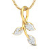 Stylori Zia Afluente 18k Gold and Diamond Pendant