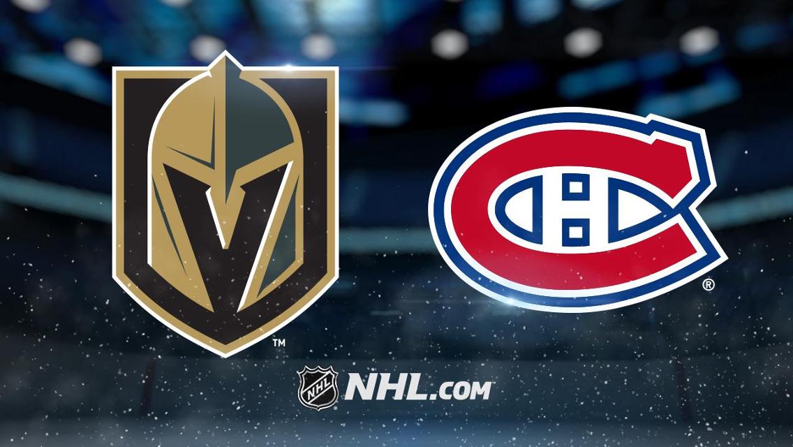 GOLDEN KNIGHTS AT CANADIENS (NHL PLAYOFFS #4)
