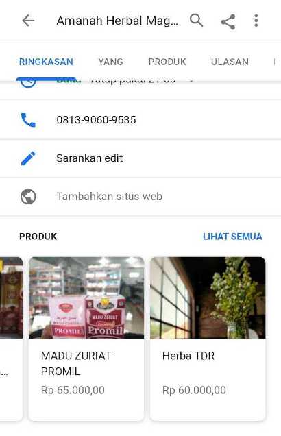 toko herbal terdekat sini