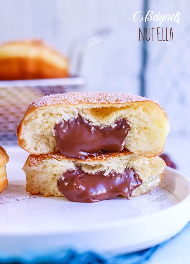 Beignet au nutella ou chocolat blanc - Recette Ptitchef