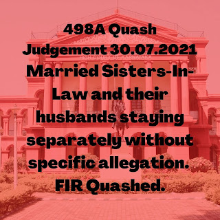 498A Quash Judgement 30.07.2021