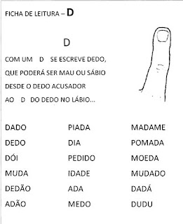 Ficha de leitura - Alfabetização. Ficha de leitura - Alfabetização.