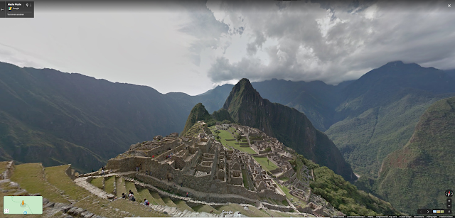 Street View Screenshot des Machu Picchu