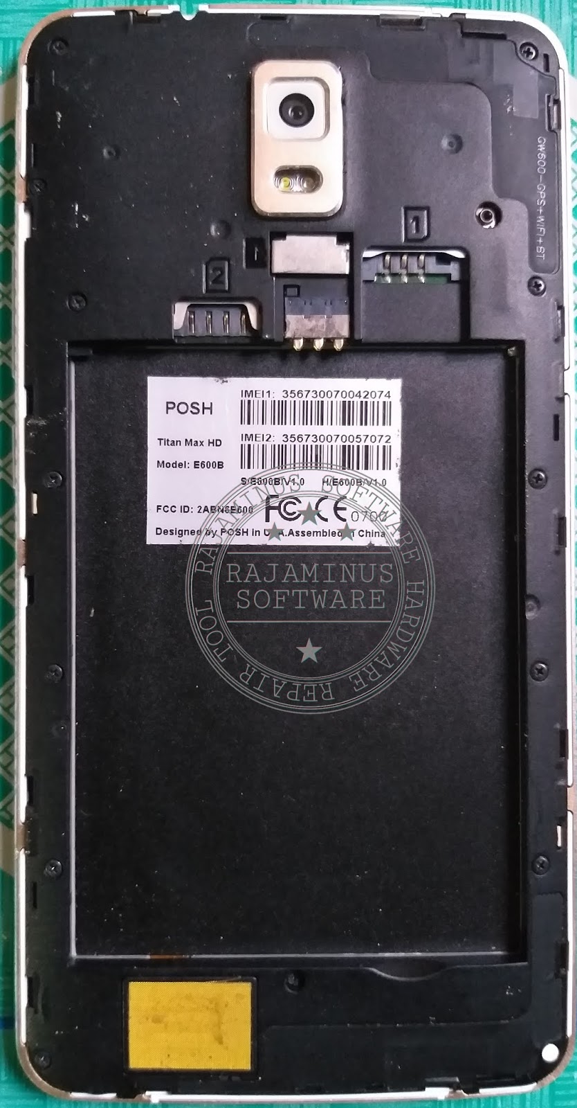 FIRMWARE POSH E600B TITAN MAX HD MT6592 RAJAMINUS