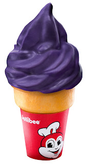 ube dip cone twirl