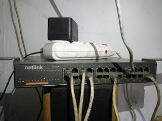 jaringan kabel titik akses switch