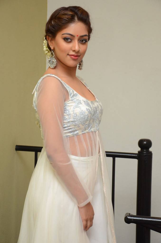 Actress Anu Emmanuel Stills In White Dress