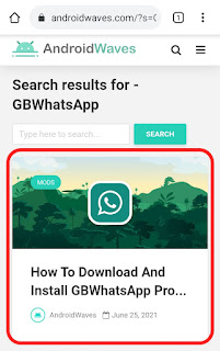 Cara Download Aplikasi GBWhatsApp