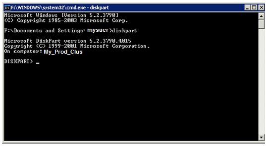The SQL Server: Adding more size to Disk in Windows 2003 Cluster ...
