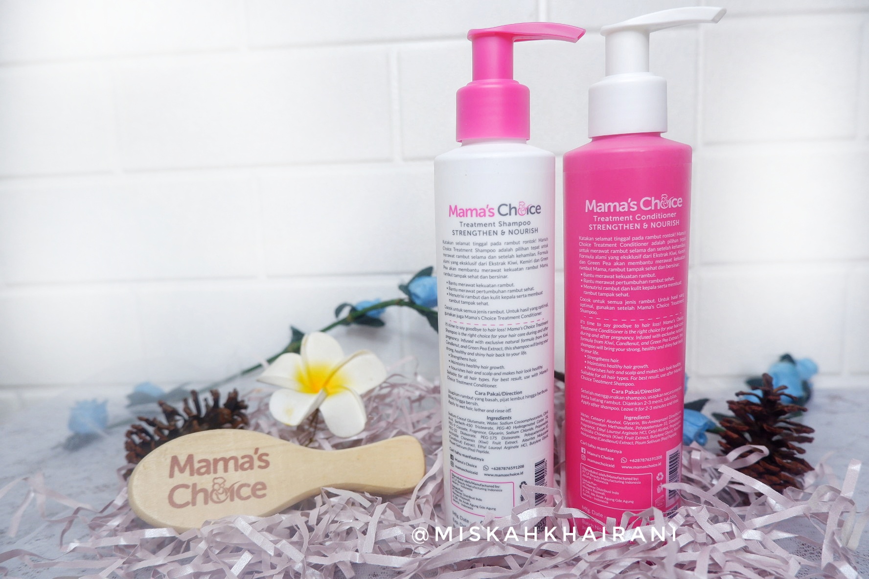 Merawat Rambut Dengan Mama's Choice Shampoo dan Conditioner
