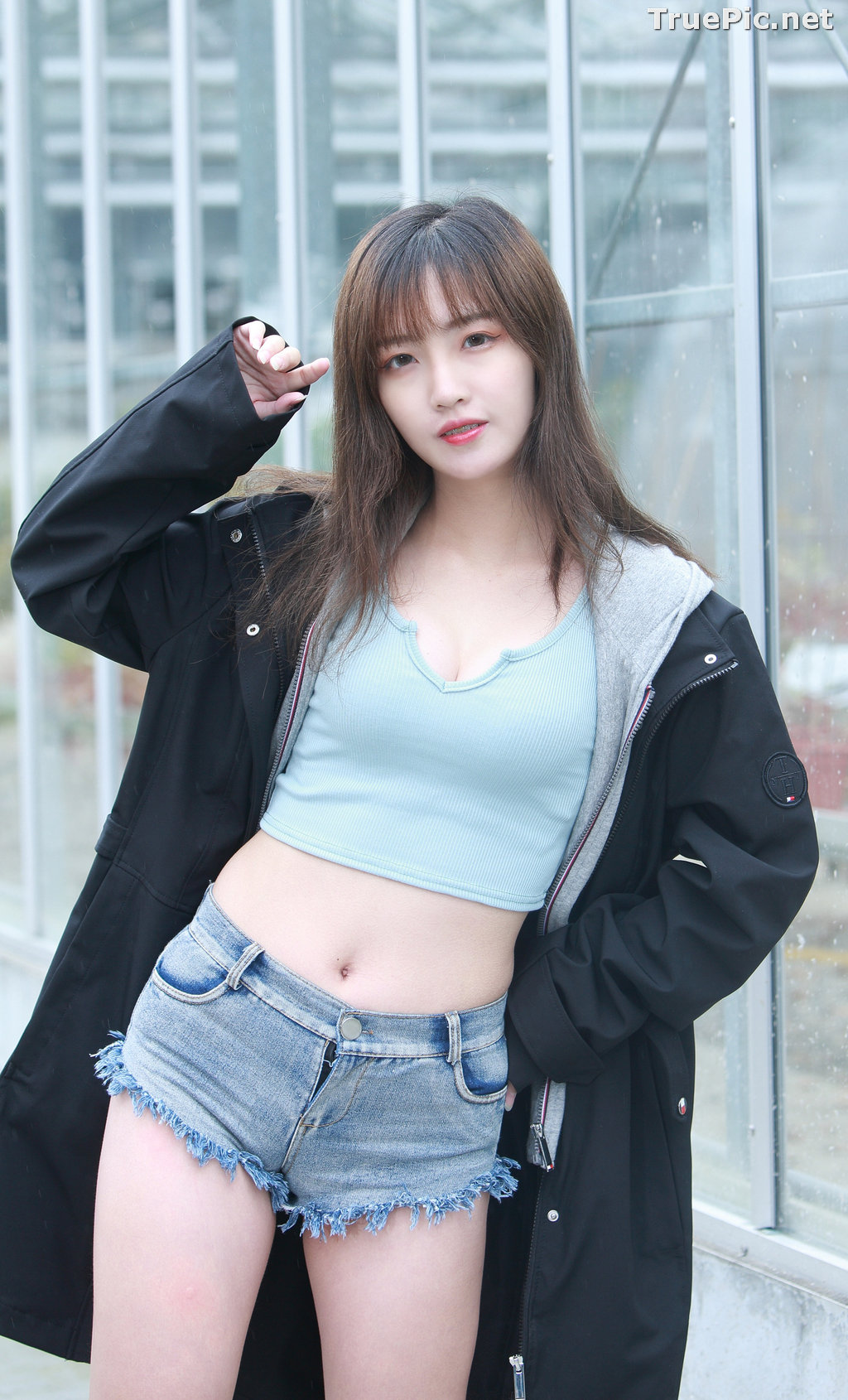 Image Taiwanese Lovely and Sexy Girl – 泱泱 - Low Top and Jeans Pants - TruePic.net - Picture-13