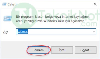 Windosws Defender Güvenlik Duvarı