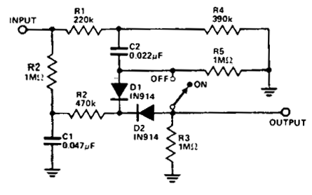 Simple Noise limiter Circuit Diagram | Electronic Circuit Diagrams