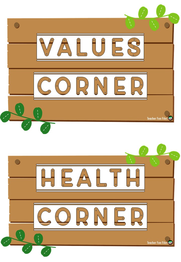 Teacher Fun Files Subject Labels Free Layout