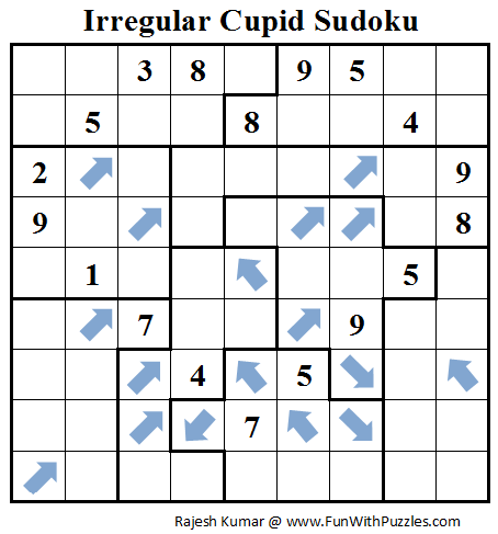 Irregular Cupid Sudoku (Daily Sudoku League #71)
