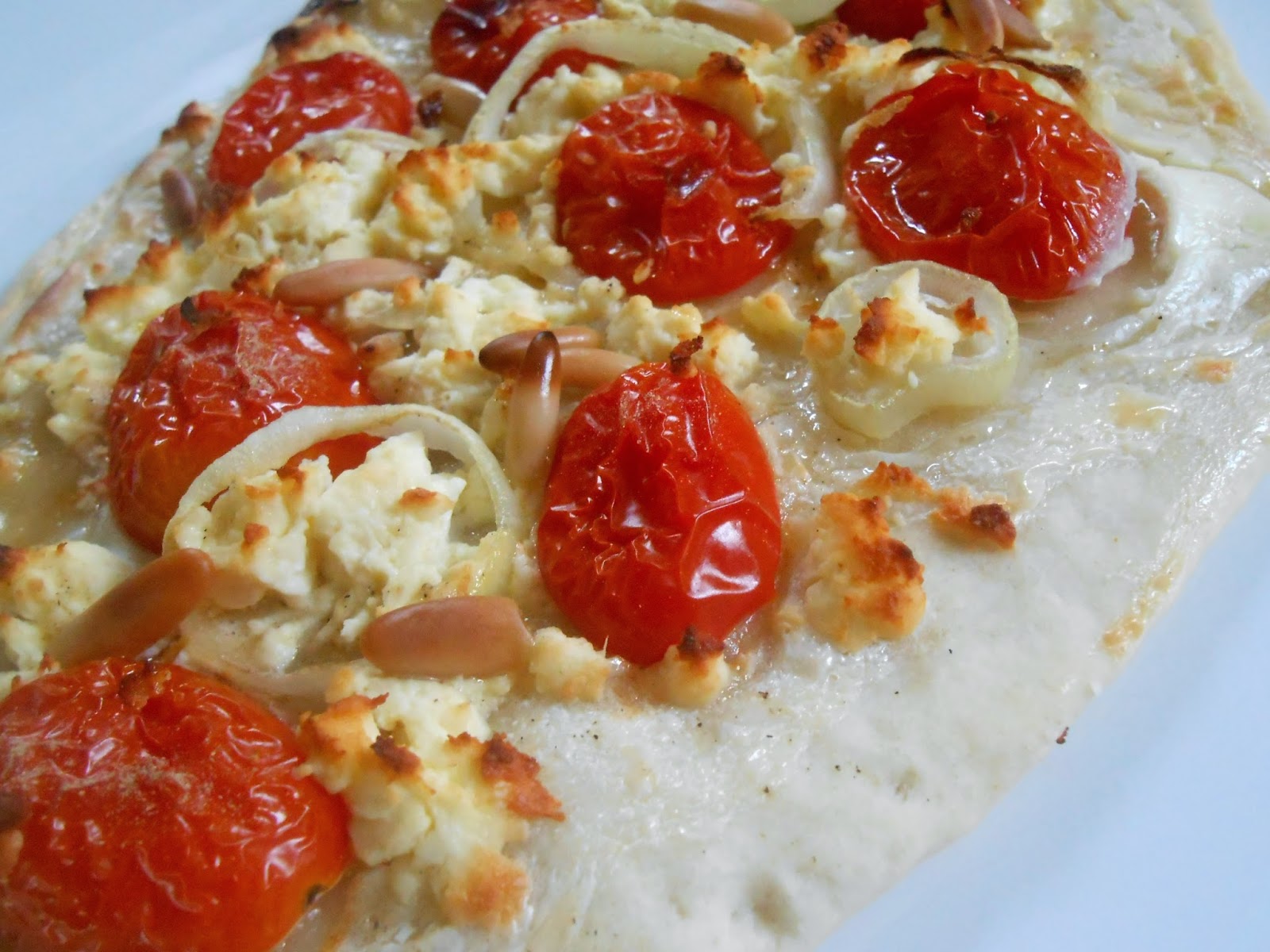 La vie gourmande: Griechischer Flammkuchen mit Feta