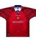 マンチェスター・ユナイテッドFC 1996-98 ユニフォーム-ホーム-赤-Umbro