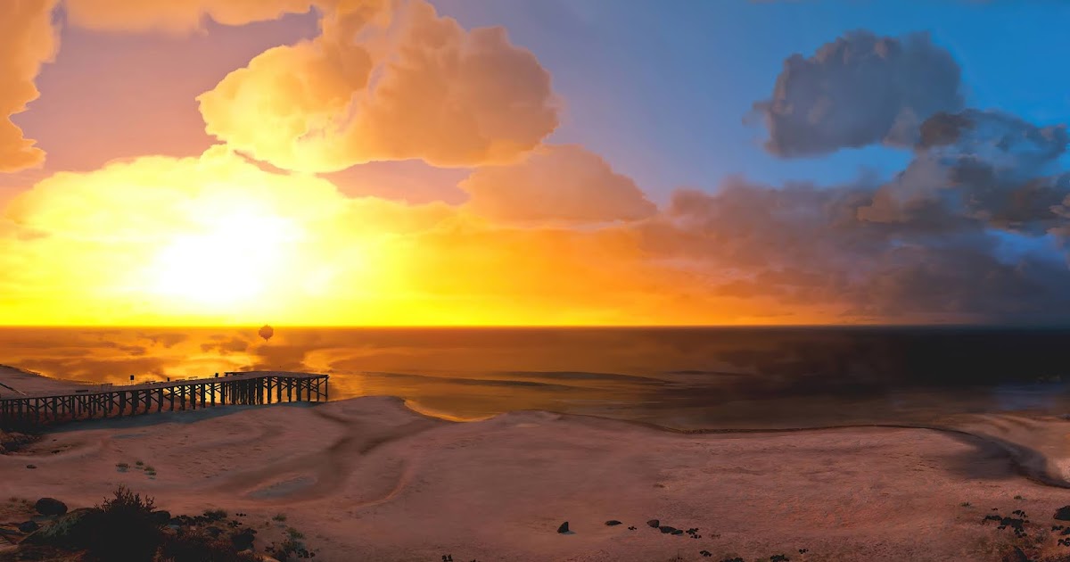 Gta 5 Landscape Sunset Wallpaper