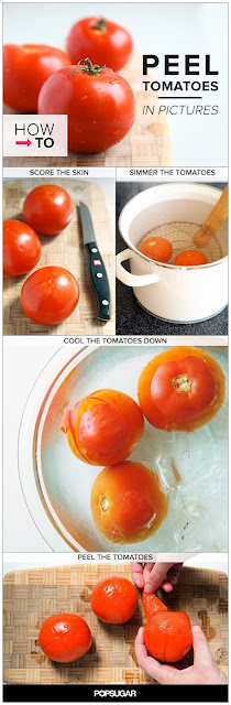 como tirar a pele do tomate