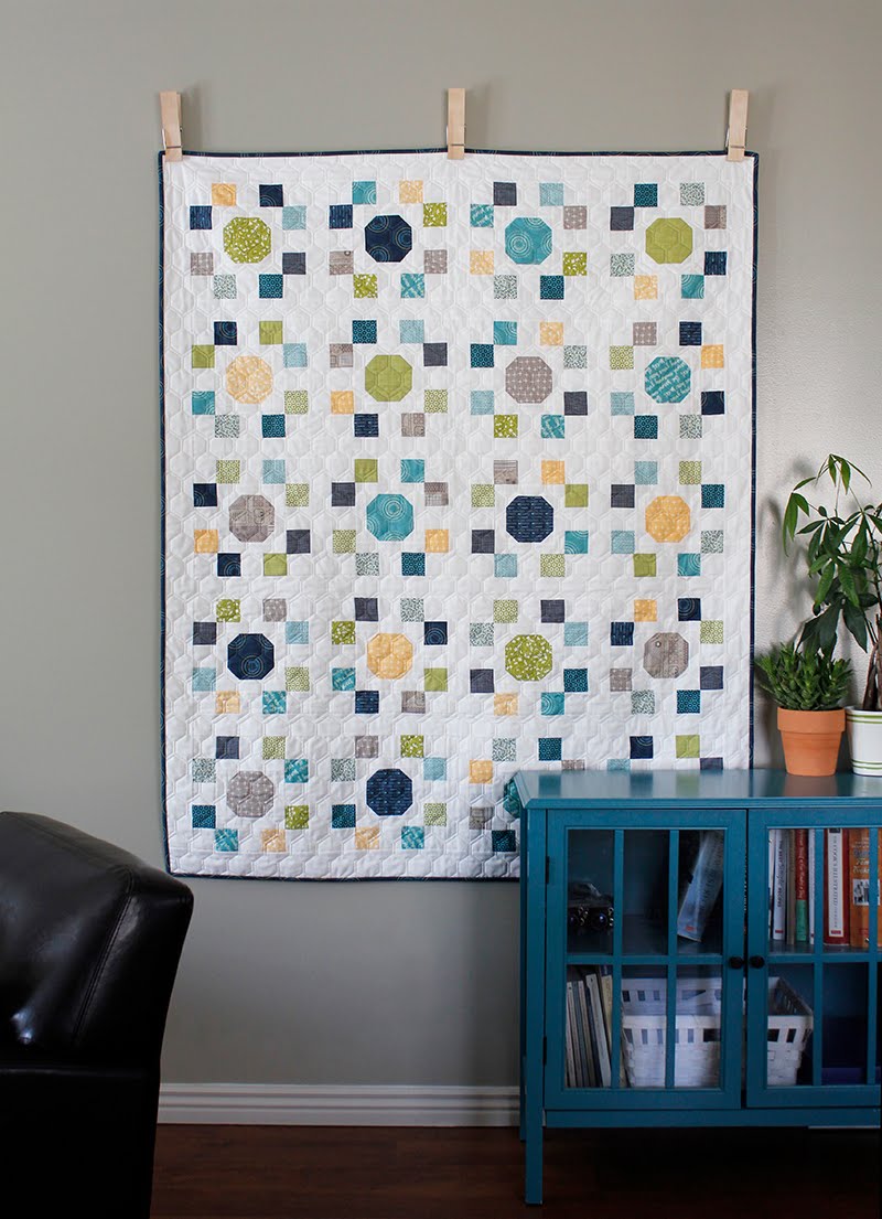A Bright Corner Spot On! A new layer cake quilt pattern