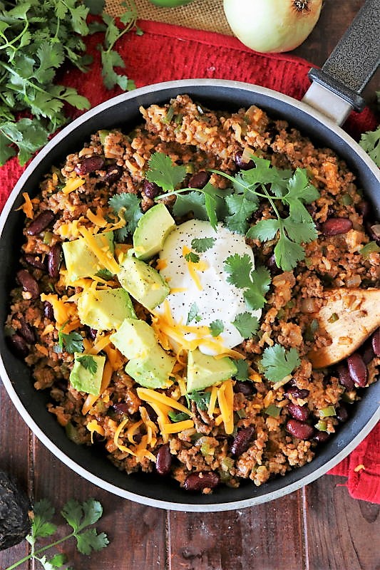Ground Beef Burrito Bowl Skillet The Kitchen is My Playground