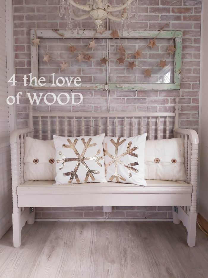 4 the love of wood RECYCLING THE JENNY LIND CRIB annie sloan painted