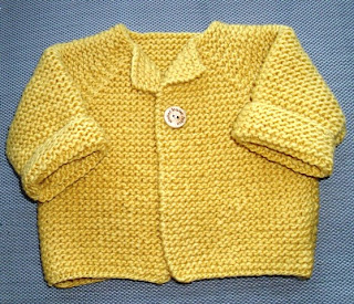 Hand Knitted Baby Cardigan Pattern