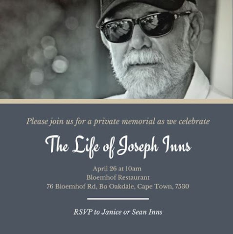 Reflections of My Life: Grieving the loss of my friend, Joseph Inns