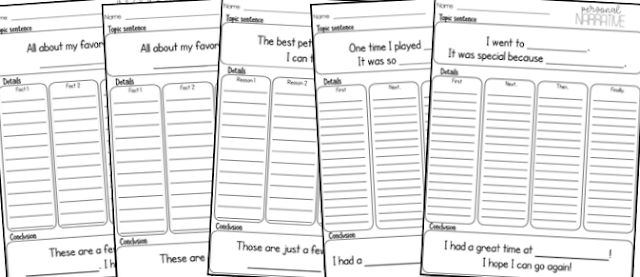 graphic organizers for writing 