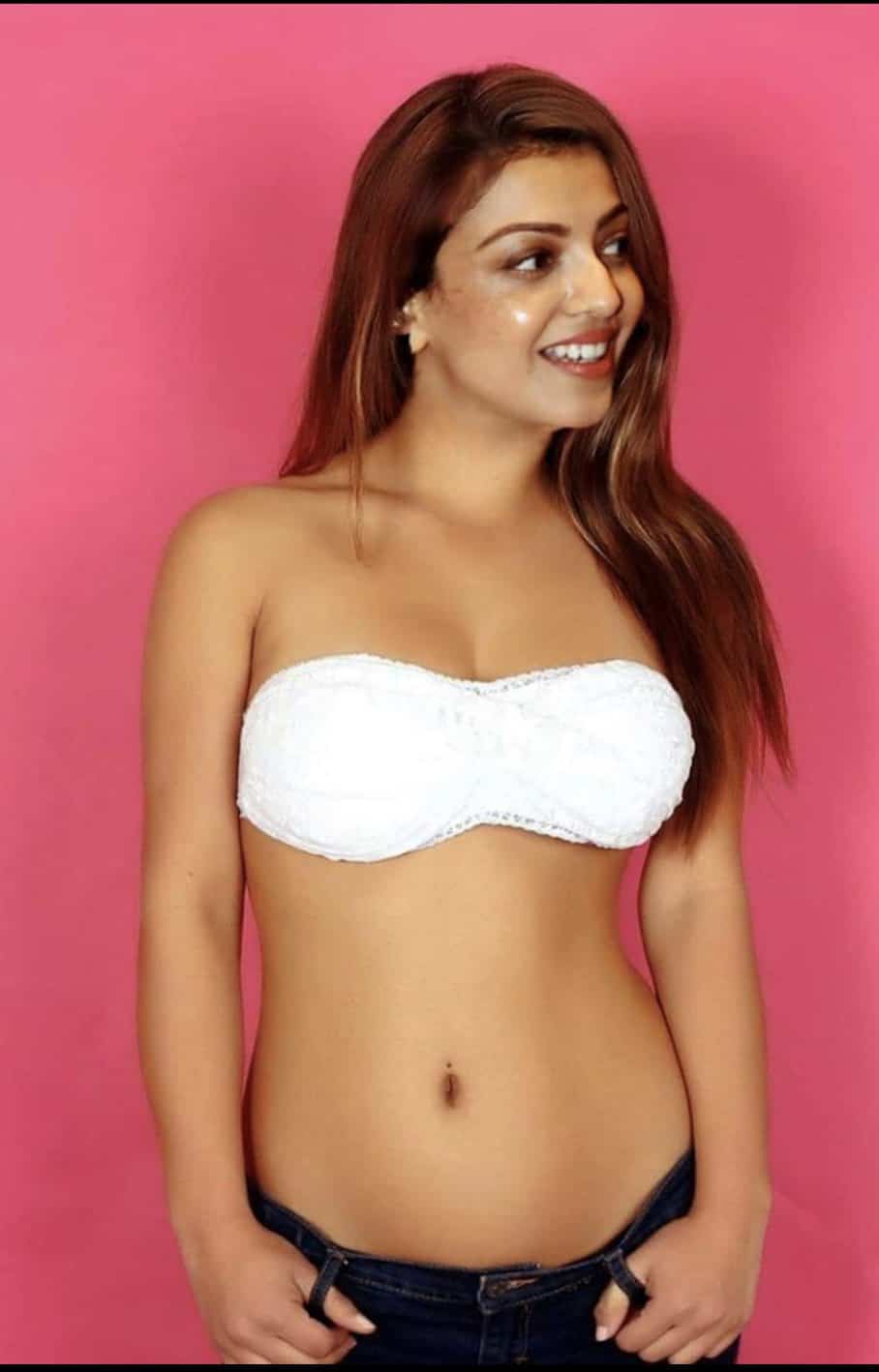 Kajal Aggarwal Hottest Bikini Photos Sexy In Lingrie Swimsuit Pics