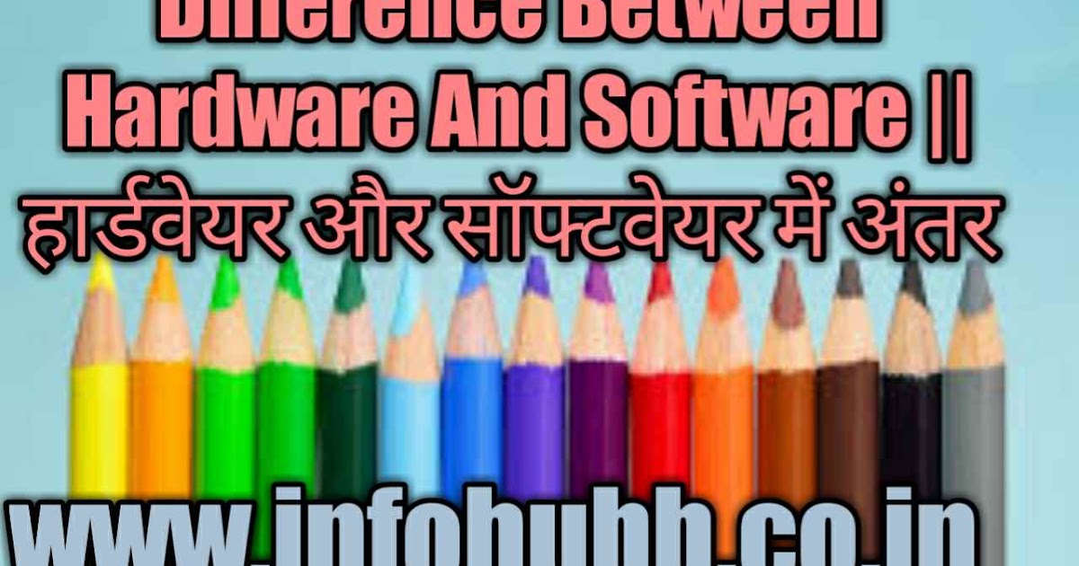 Difference Between Hardware And Software In Hindi Pdf Difference Between Hardware And Software In Hindi Pdf