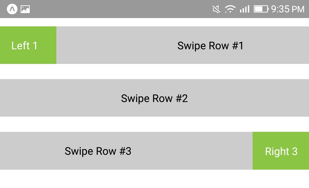 Chuanshuoge react native swipe list