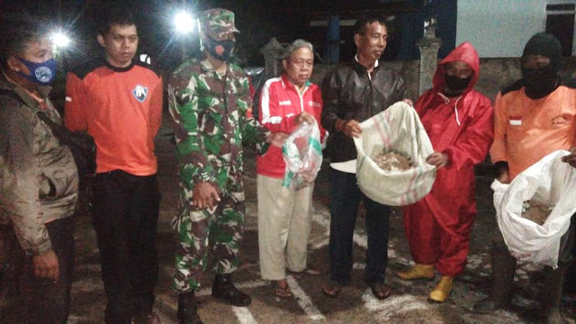Selamatkan Warga Babinsa Evakuasi Sarang Tawon Jenis Vespa Affinis