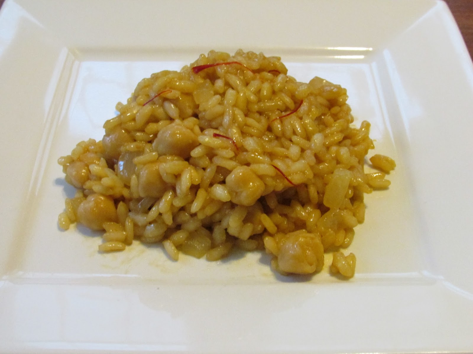 Saffron Chickpea Risotto