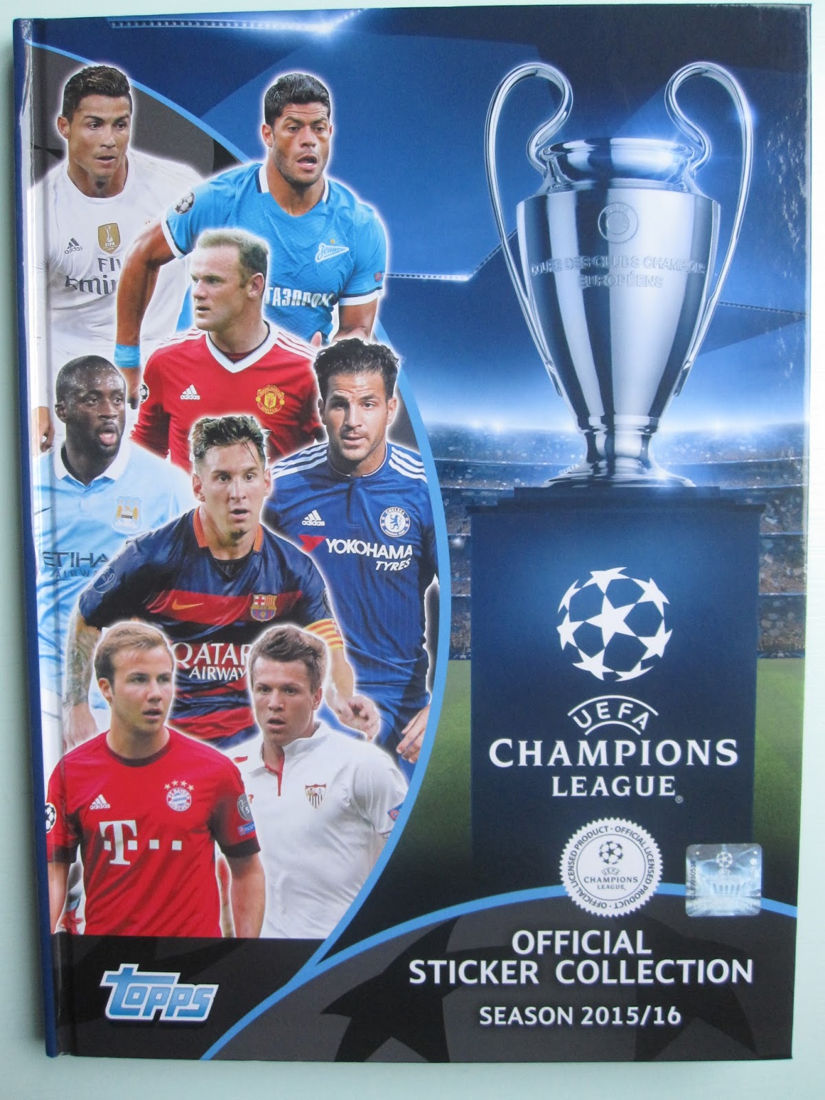 Only Good Stickers: Topps Champions League 2016 (Hardcover album)