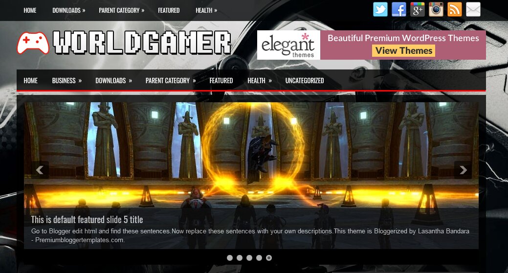 WorldGamer Blogger Template WorldGamer Blogger Template