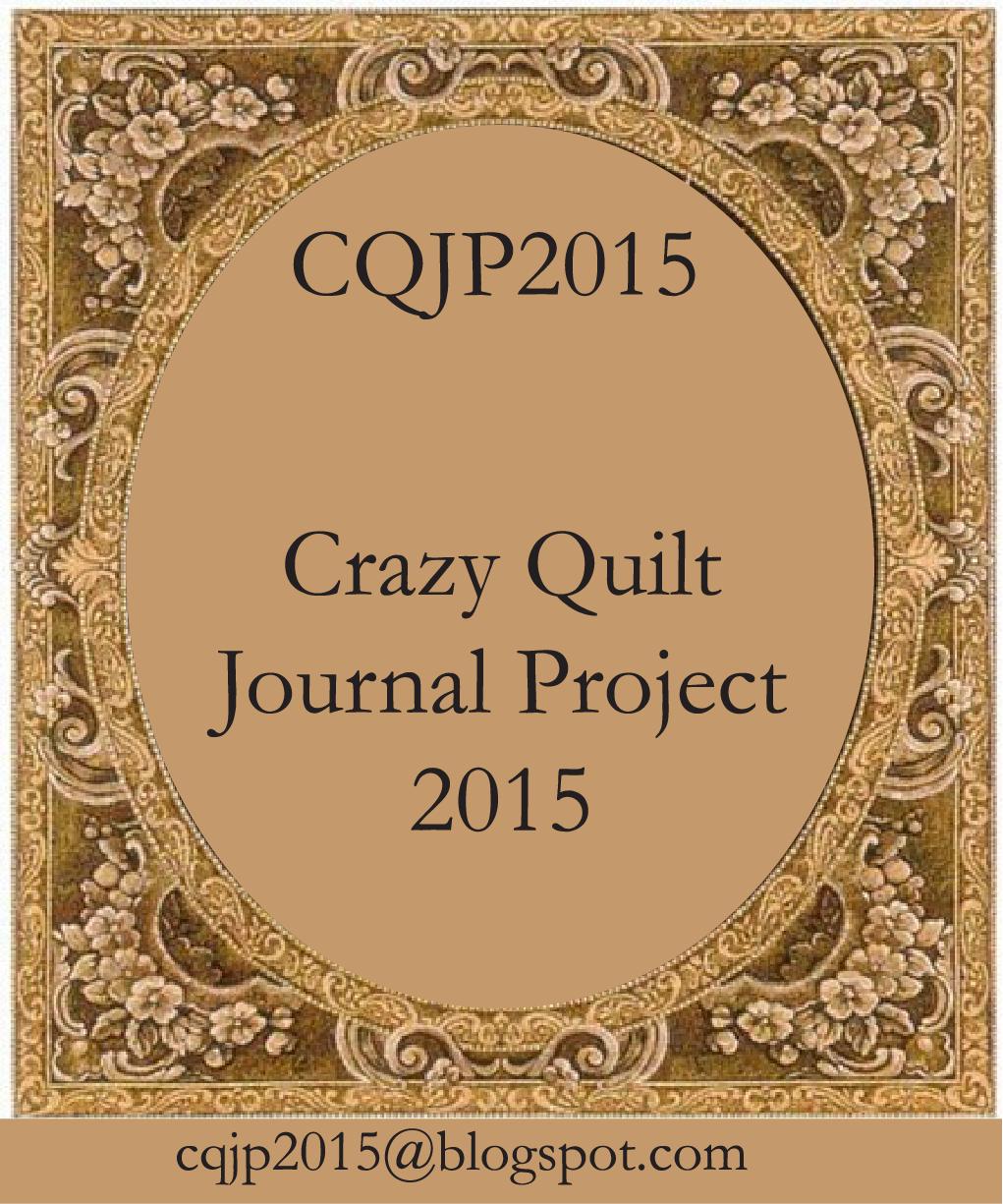 2015 Crazy Quilt Journal Project