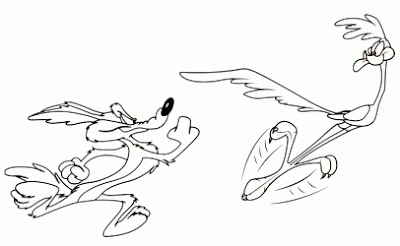 Cartoon Design: Wile E Coyote Coloring Pages Looney Tunes