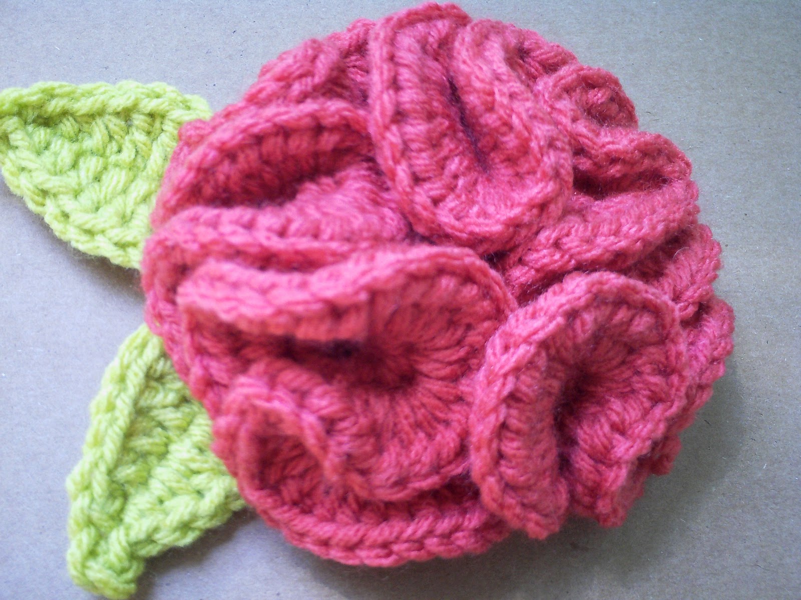 Would You Like Yarn With That?: Ruffle Rosie Brooch--FREE pattern!