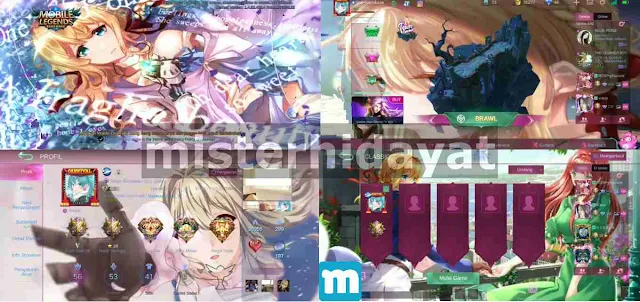Script Background Full Mobile Legends Tema Anime Violet Evergarden