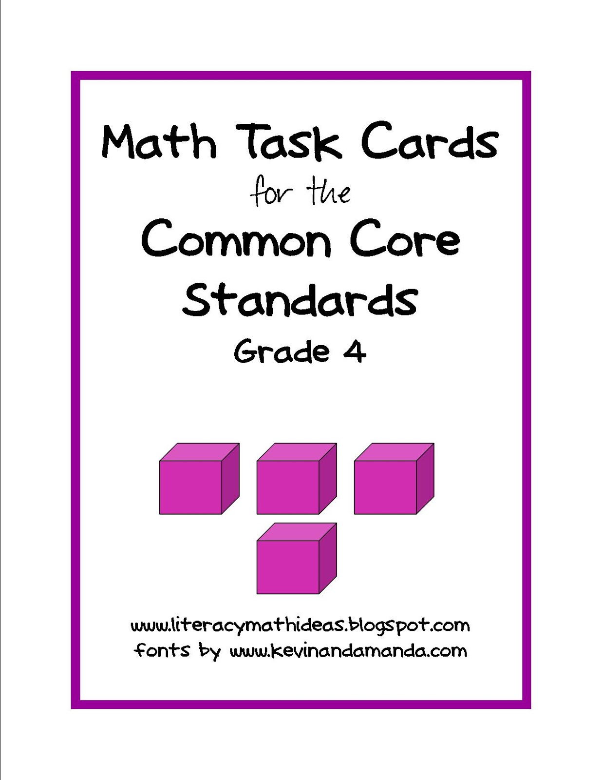 literacy-math-ideas-math-grade-4-common-core-task-cards