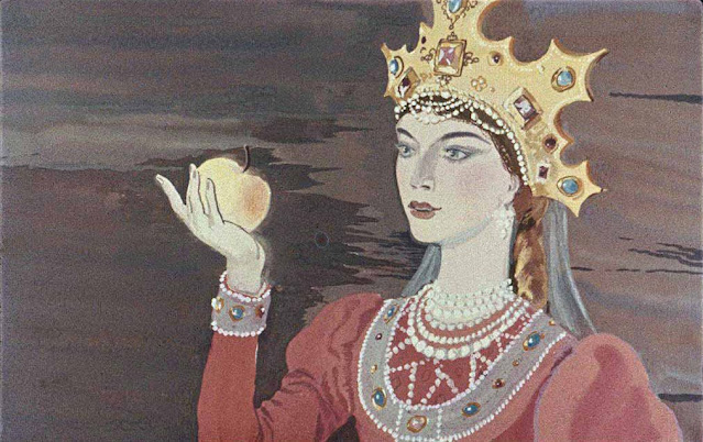 Рисунки к сказке о мертвой царевне и семи богатырях 4 класс легко и быстро детские 57