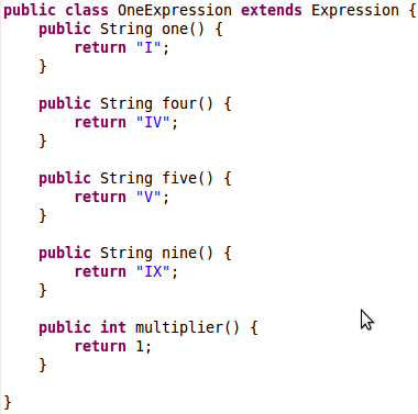 Mi granito de java: Interpreter